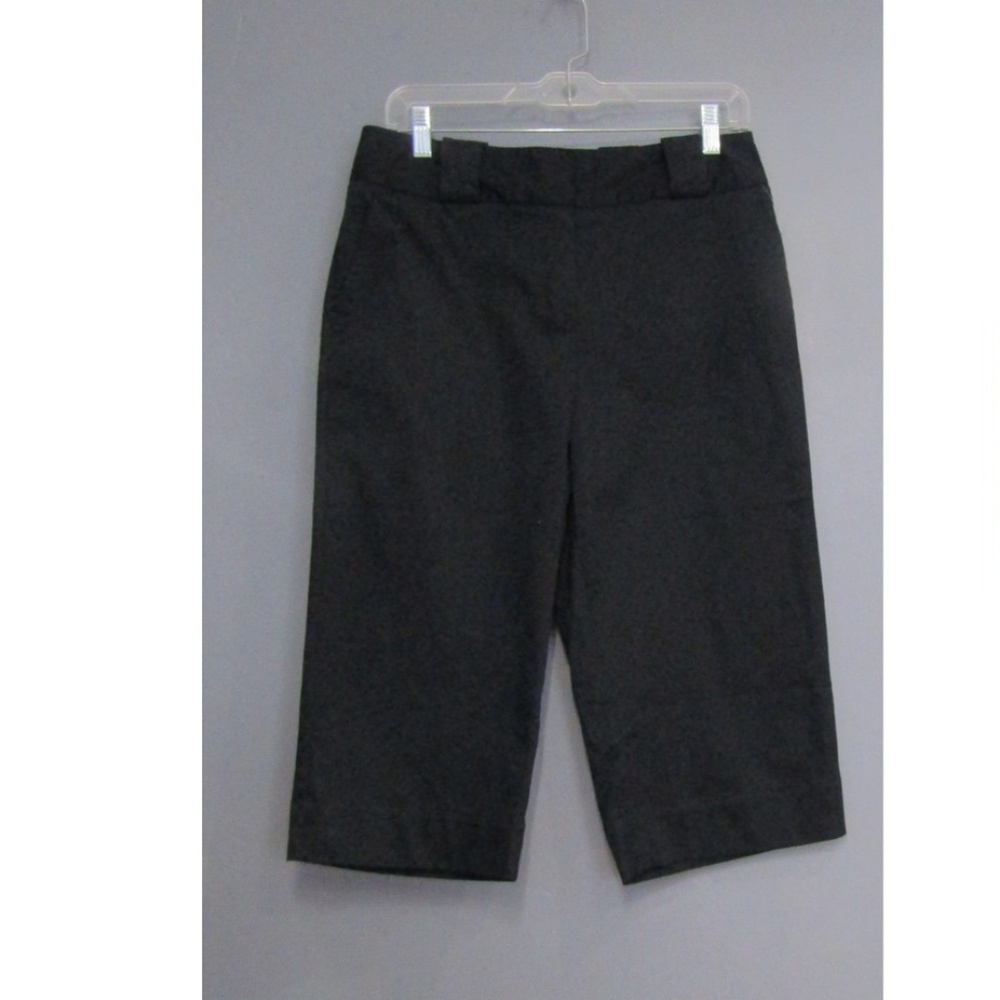 Worthington Stretch Black Long Dress Shorts Capris
